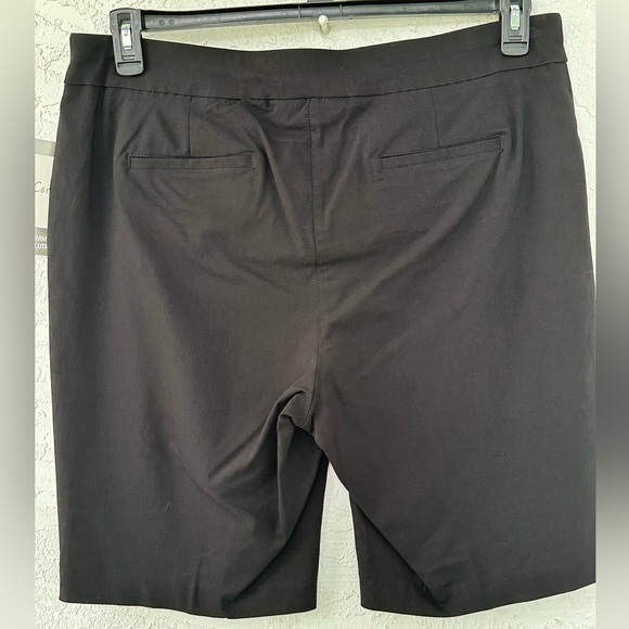 Coral Bay Comfort Waistband Woman Shorts The Slimming Solution Black 16W - Picture 3 of 6
